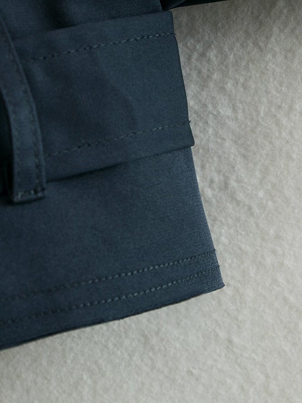 Split-Joint Long Sleeves Loose Lapel Jackets