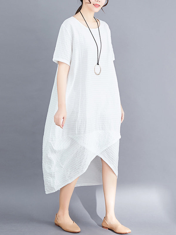 Casual Split-joint Midi Dress