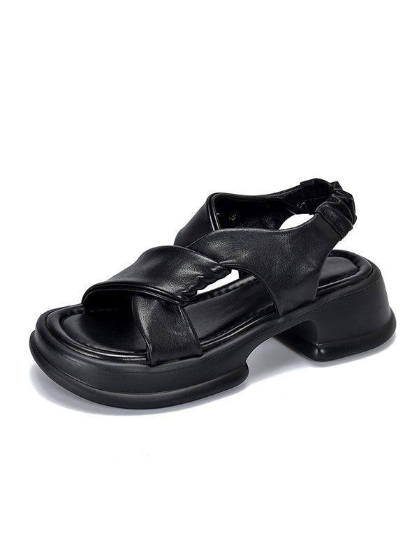 Open Toe Sandals Platform Shoes