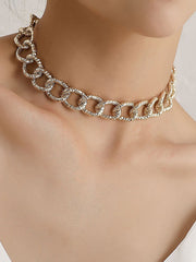 Chains Geometric Hollow Necklaces Accessories Dainty Necklace