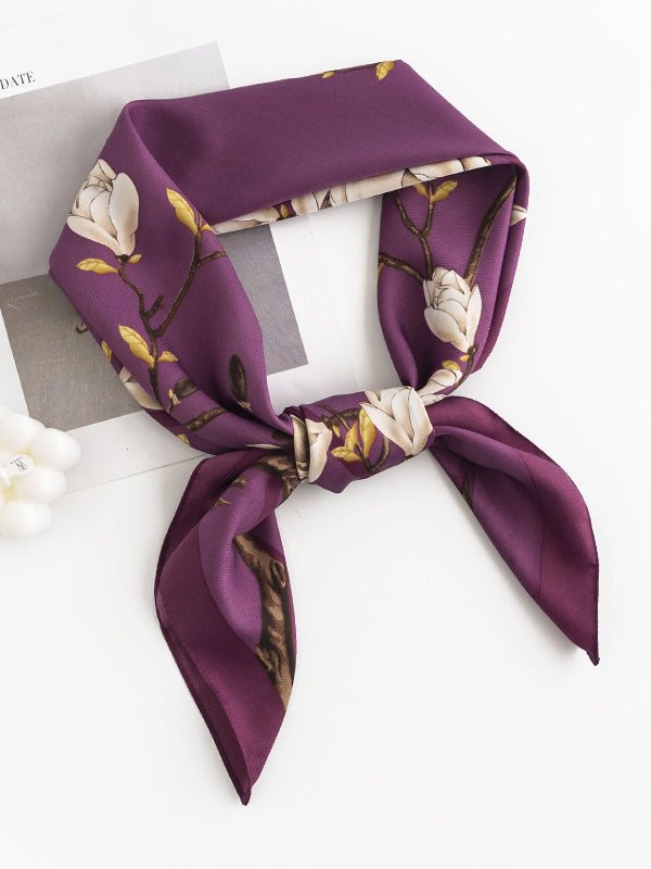 Flower Print Scarf