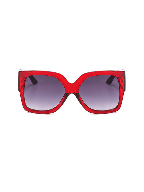 Geometric Hollow Sun-Protection Sunglasses Accessories
