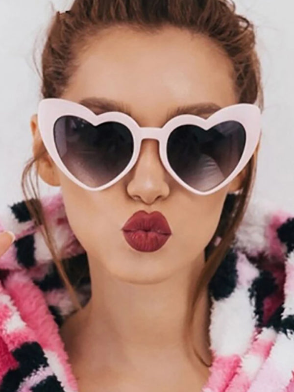 Heart Shape Sun protection Sunglasses Accessories