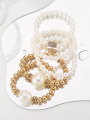 Geometric 5 Pcs Layered Normcore Bracelet Accessories