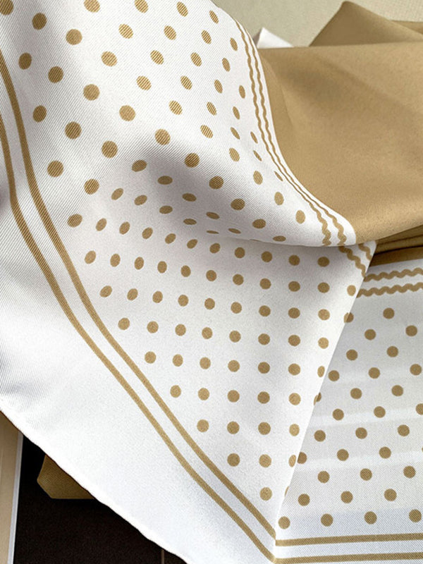 Polka-Dot Striped Vintage Shawl&Scarf