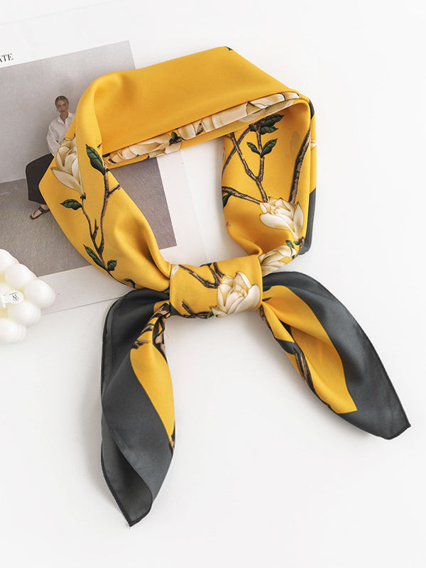 Flower Print Scarf