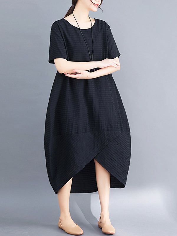 Casual Split-joint Midi Dress