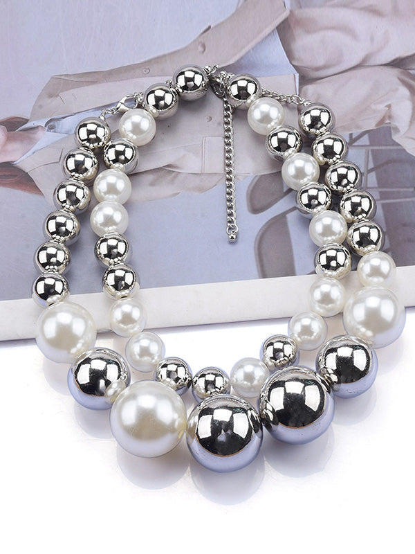 Beaded Contrast Color Necklaces Accessories Dainty Necklace