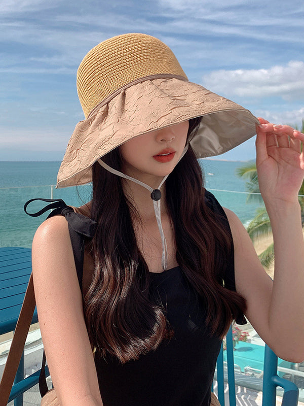 Split-Joint Wide Side Sun-protection Hats&Caps