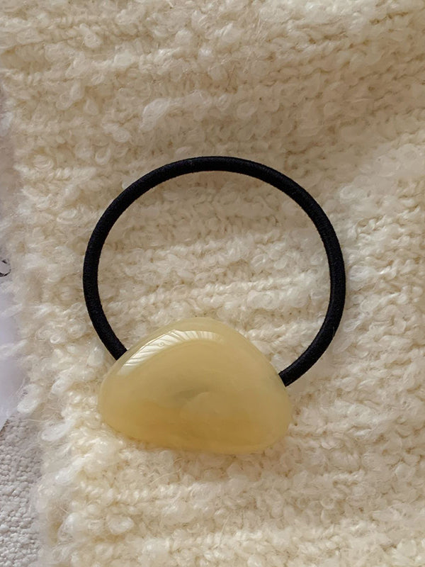 Geometric Stretch; Elastic Ponytailholder Hairtie Hairbobble Hair Accessories