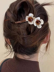 Flower Shape Geometric Hair Clips