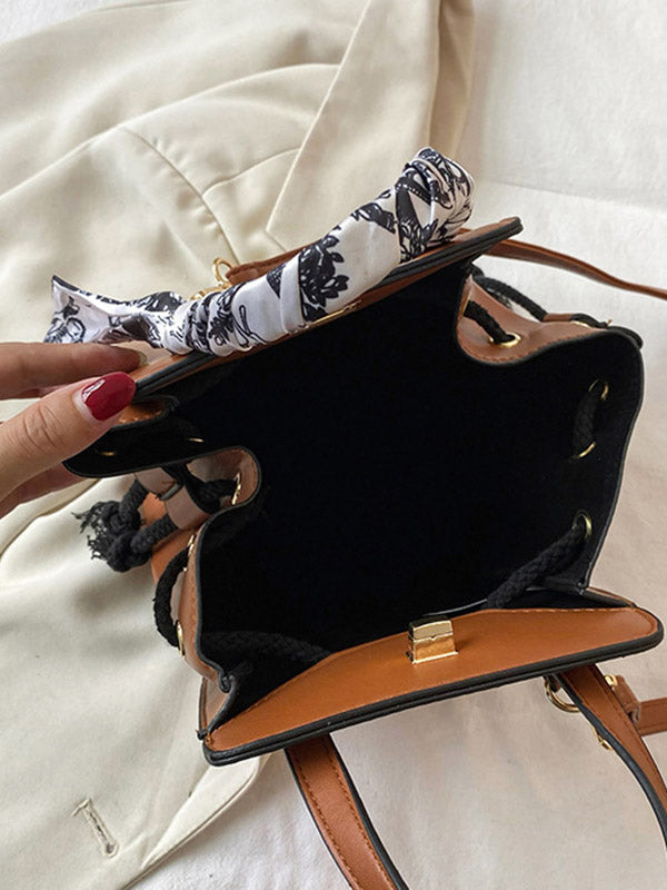 Figure Printed Split-Joint Handbags Crossbody Bags Bags