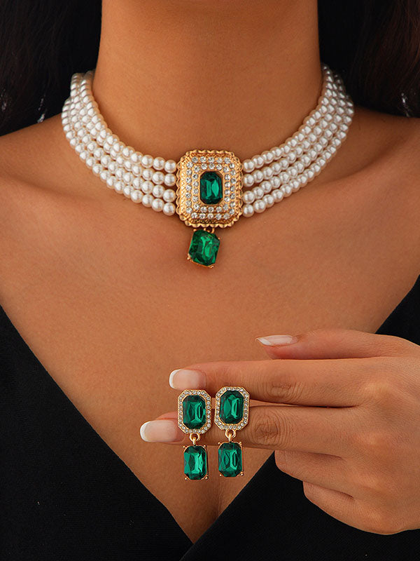Geometric Necklaces Accessories Drop Earrings
