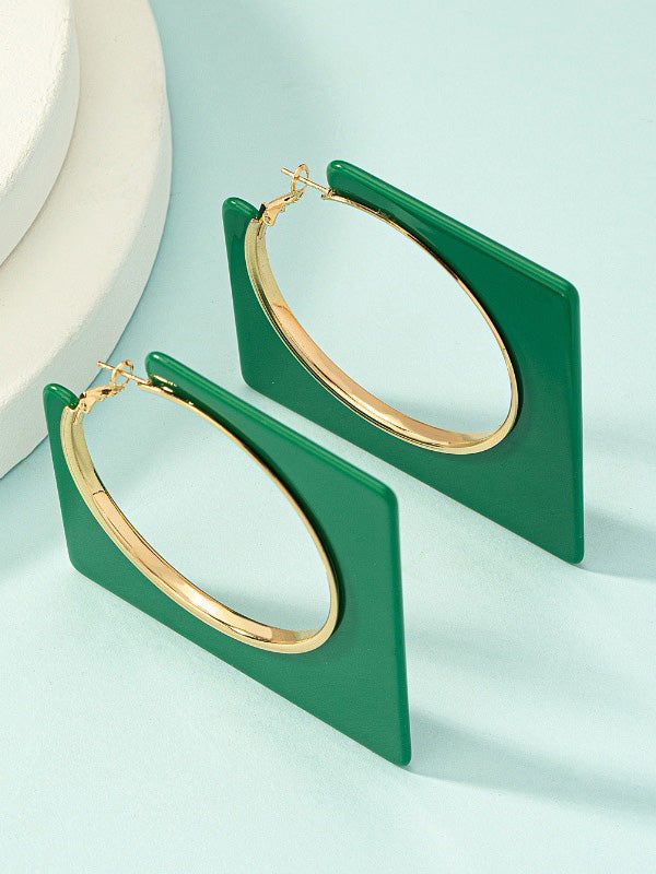 Geometric Normcore Drop Earrings