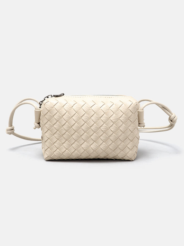 Woven Zipper Crossbody Bags Bags