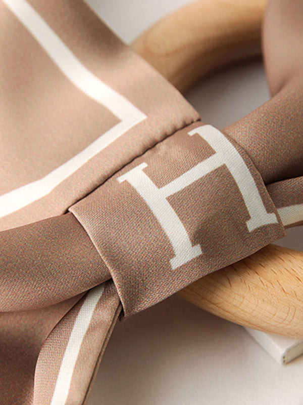 Urban Simple Sun-protection Letter Print Scarf