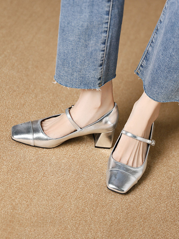 Split-Joint Pumps Mary Janes