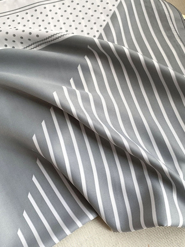 Polka-Dot Striped Vintage Shawl&Scarf