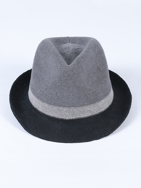 Contrast Color Woven Sun-Protection Hats&Caps