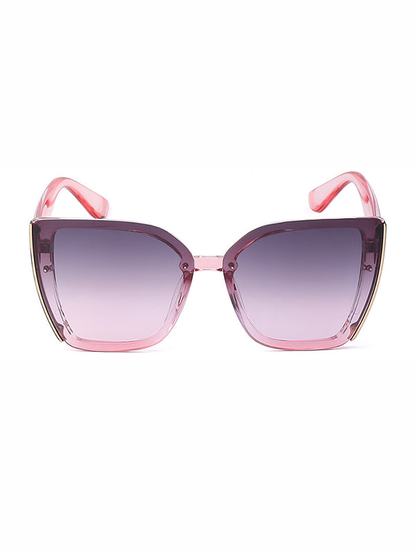 Geometric Sun-Protection Sunglasses Accessories