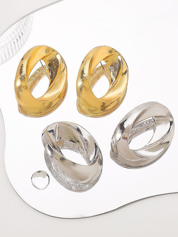 Adjustable Geometric Hollow Solid Color Necklaces Accessories