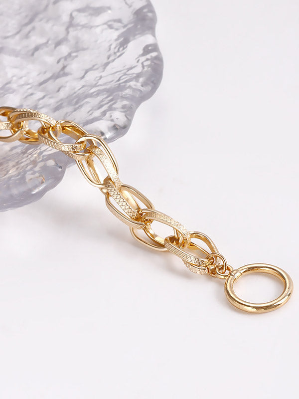 Chains Hollow Solid Color Necklaces Accessories Dainty Necklace