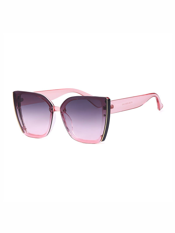 Geometric Sun-Protection Sunglasses Accessories
