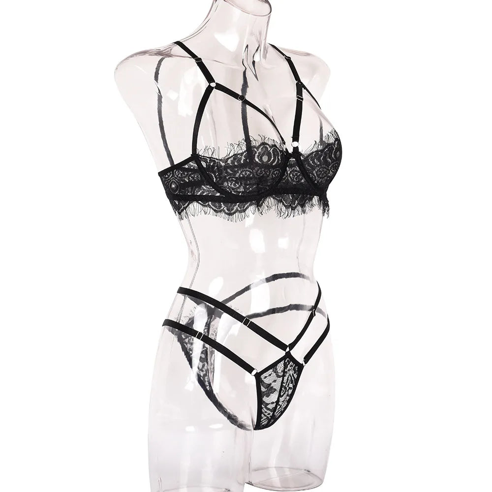 2 Piece Set Westerns Black