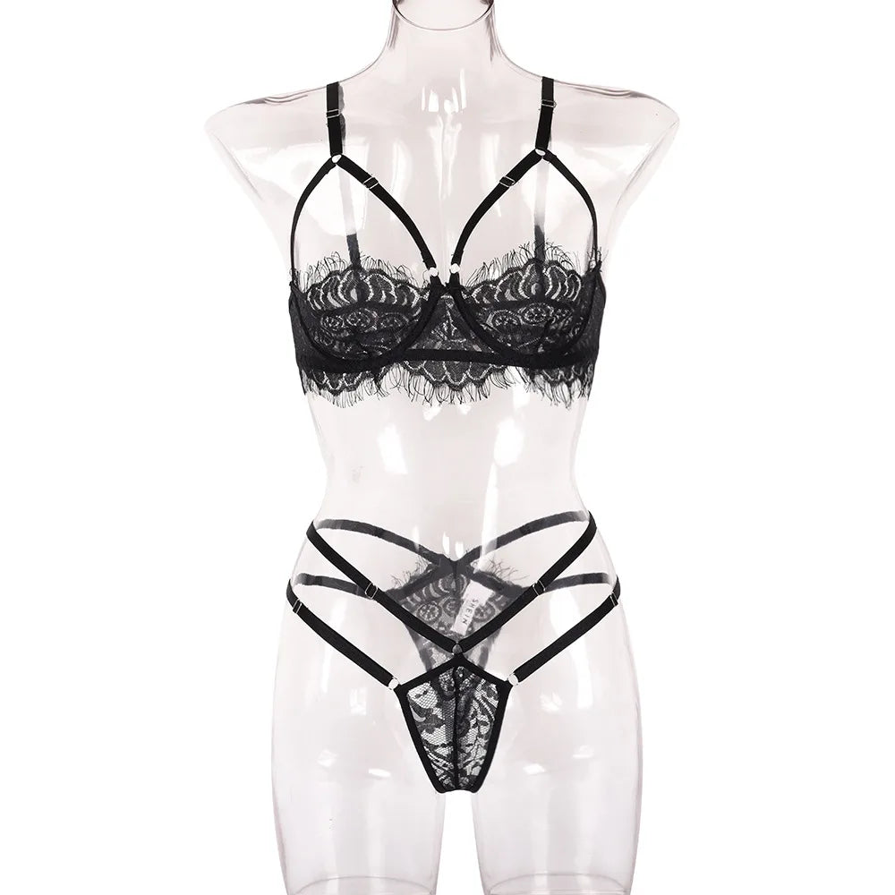 2 Piece Set Westerns Black