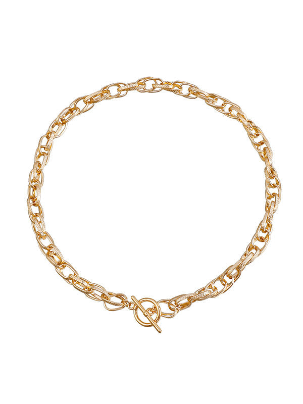 Chains Hollow Solid Color Necklaces Accessories Dainty Necklace