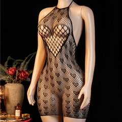 2026 Western Suspender Heart Girl Style Fishnet