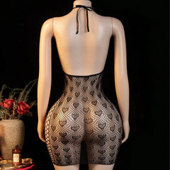 2026 Western Suspender Heart Girl Style Fishnet