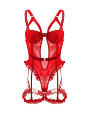 2026 Westerns Lace See Through Backless Body Suits