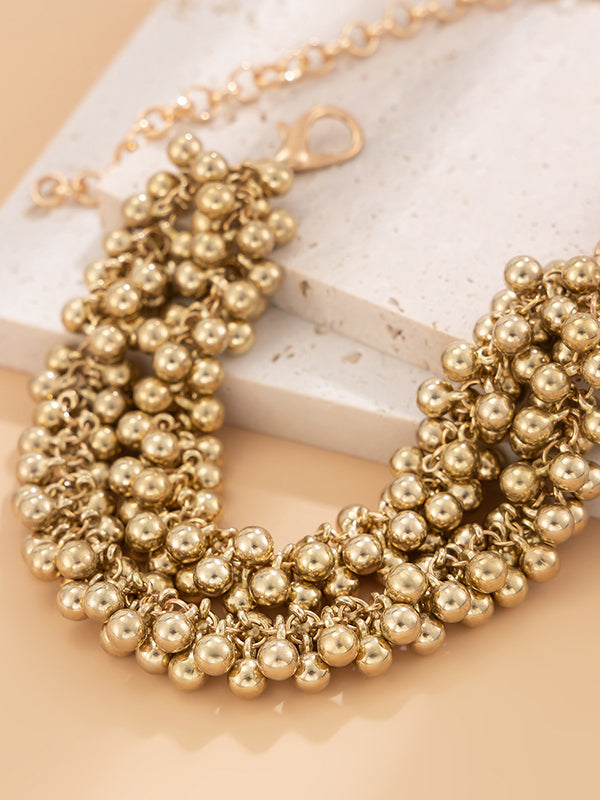 Chains Geometric Solid Color Necklaces Accessories