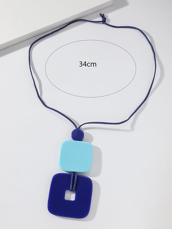 Geometric Necklaces Accessories