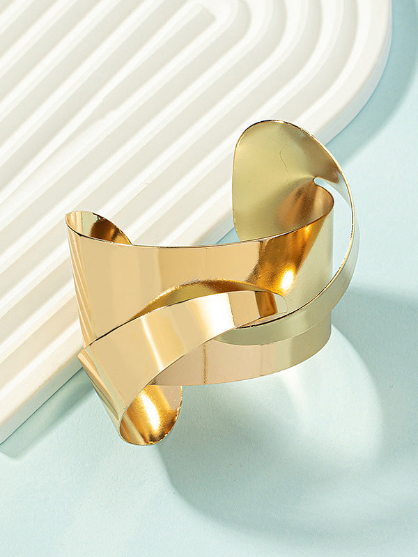 Geometric Hollow Solid Color Bracelet Accessories