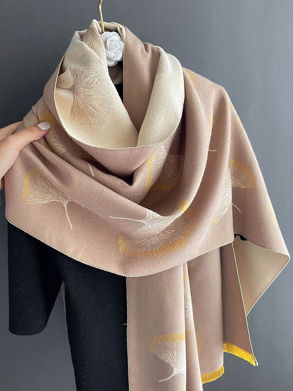 Vintage Keep Warm Tasseled Imitated Cashmere Shawl&Scarf