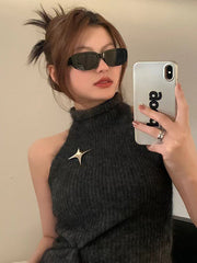 Geometric Sun-Protection Sunglasses Accessories