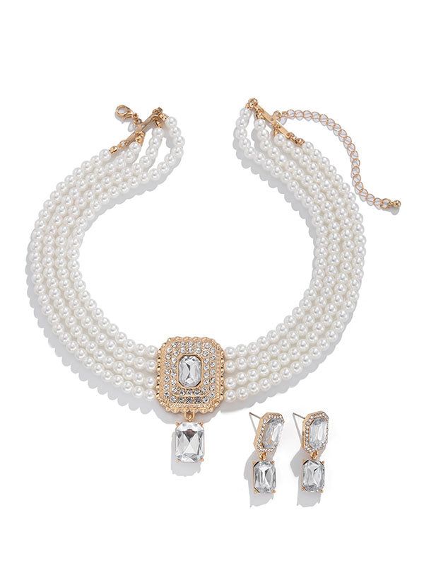 Geometric Necklaces Accessories Drop Earrings