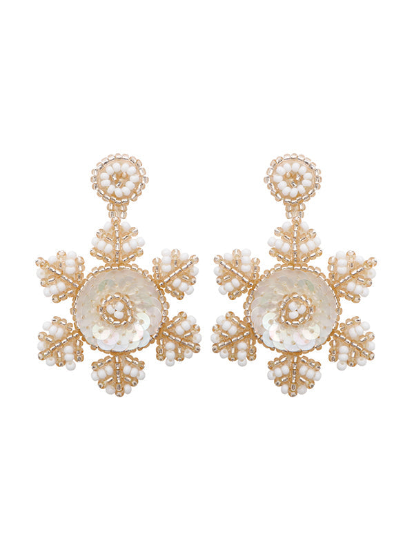 Christmas Snowflake Earrings Accessories
