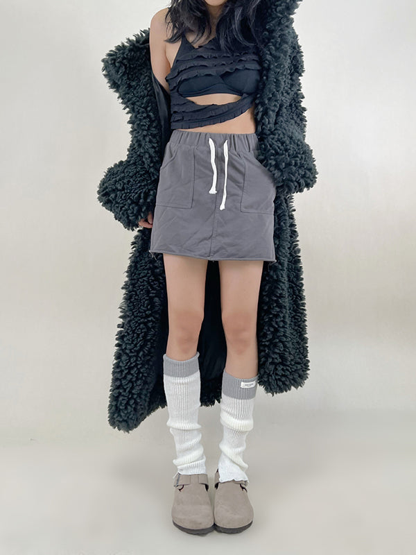 Leisure Flared Contrast Color Leg Warmers Accessories