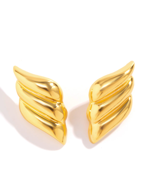 Geometric Solid Color Drop Earrings