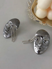 Original Stylish Mask Tassels Earrings