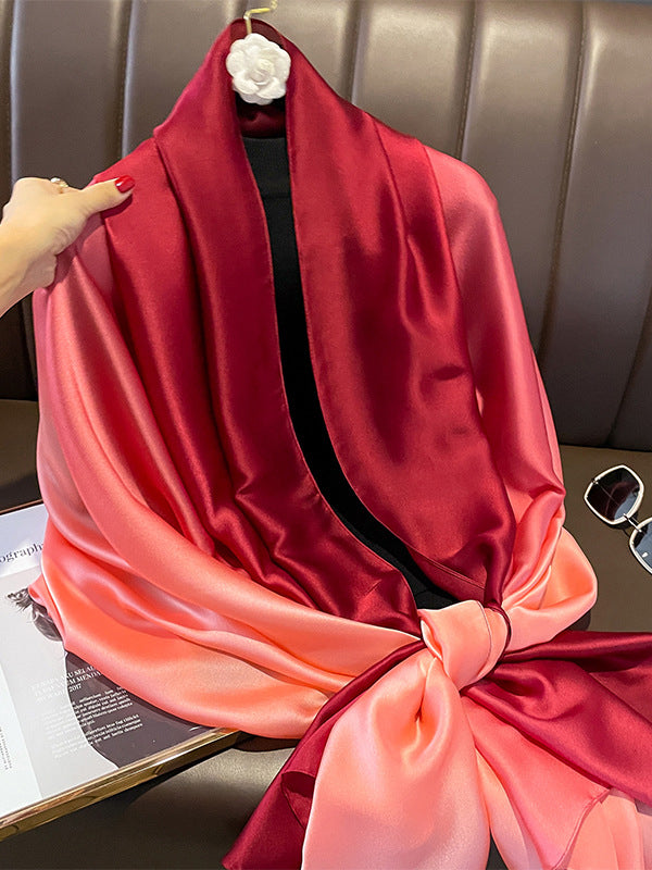 Gradient Keep Warm Leisure Scarf