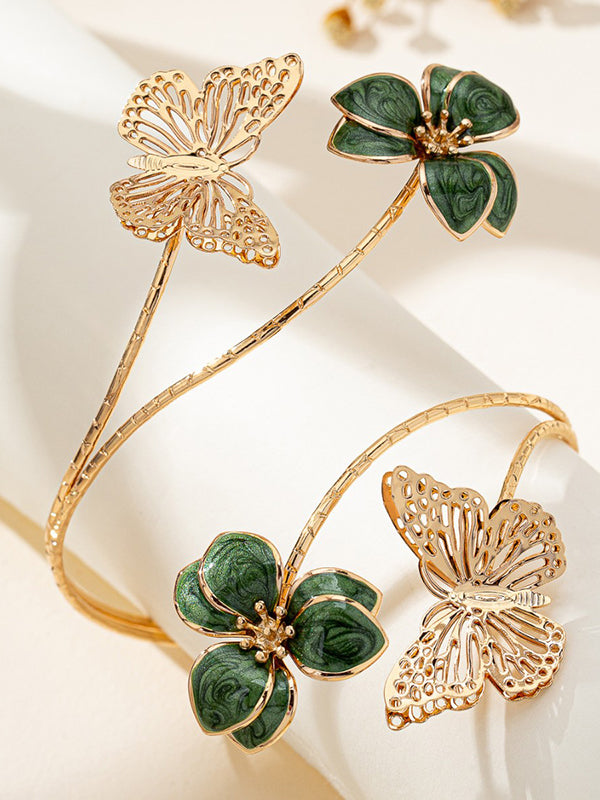 Adjustable Butterfly Shape Flower Shape Armlet Accessories