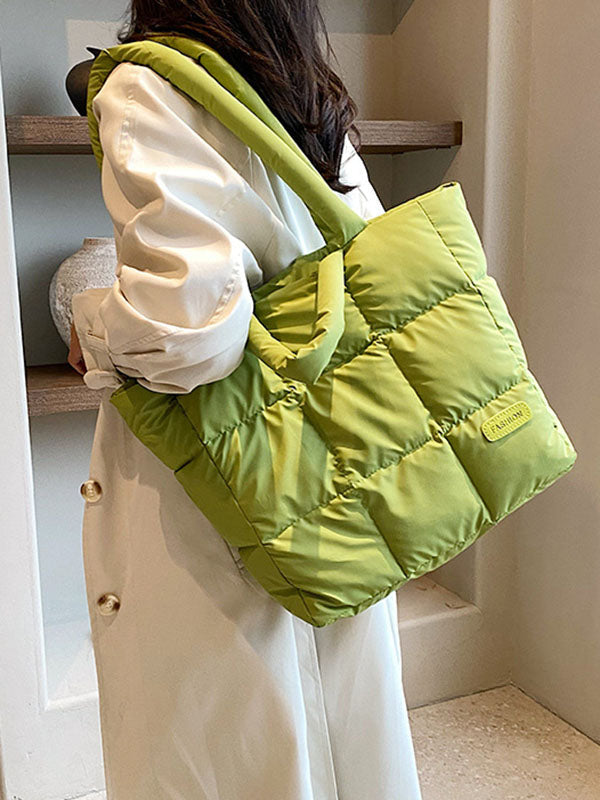 Split-Joint Padded Tote Bags Handbags Bags