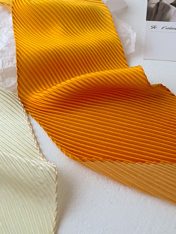 Gradient Pleated Sun protection Shawl&Scarf