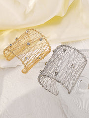 Geometric Rhine Stones Ringent Bracelet Accessories