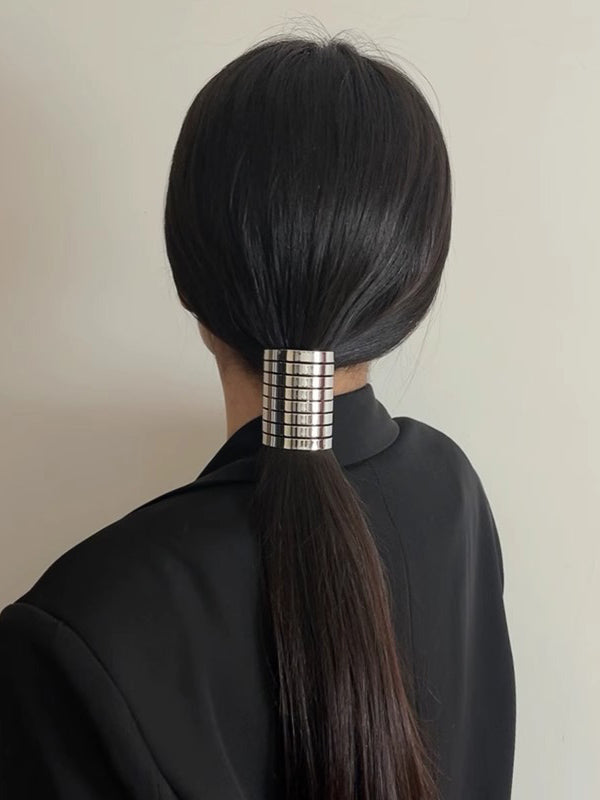 Geometric Shiny Hairtie Hair Accessories