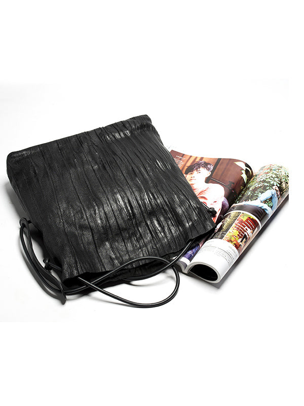 Retro Ruffled Single-shoulder Bag